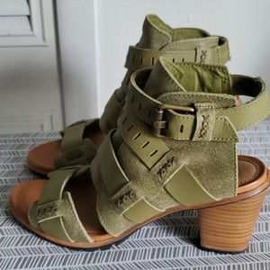 Sorel Nadia Buckle Heel Sandal